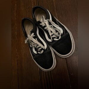 Vans Black and White Sneakers